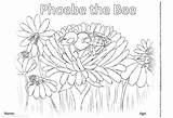 Coloring Kids Bee Choose Board Phoebe Colour sketch template