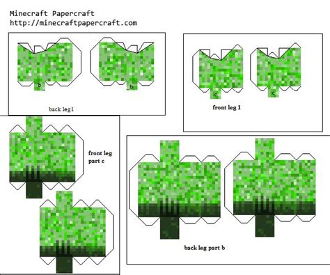 origami papercraft creeper teachcreativacom