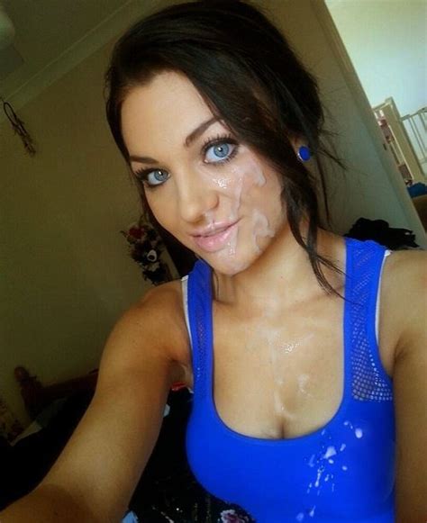 cum on face cumshot facial spooged self shot selfie cum on tits cum on clothes image uploaded by