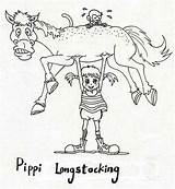 Pippi Longstocking Coloring Pages Color Getdrawings Printable Panther Pink Getcolorings sketch template