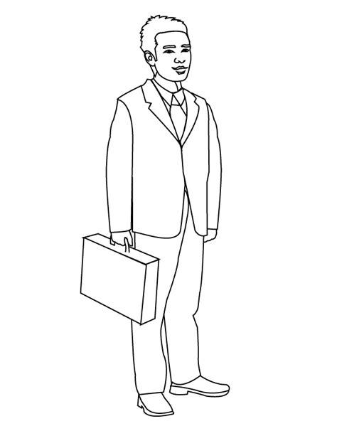 coloring pages businessman business man coloring pages coloring books