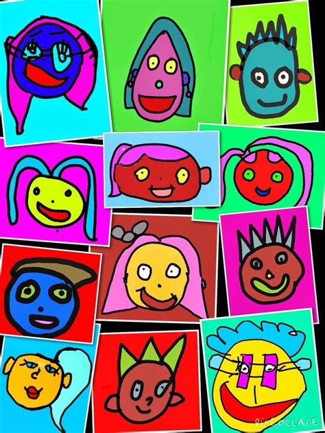 inquiry  ipads todd parr inspired  portraits kindergarten