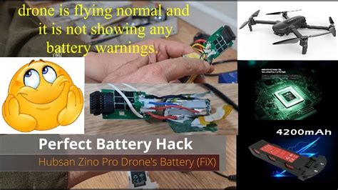 type  battery mod fix repair hack  easy modification  hubsan zino zino pro drones