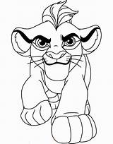 Guard Kion Colouring Kiara sketch template