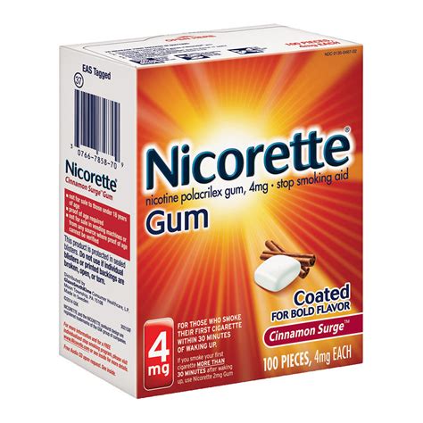 nicorette gum mg cinnamon surge diabetic warehouse