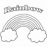 Coloring Rainbow Pages Rainbows Print Printable Drawing Color Coloringme Getdrawings sketch template
