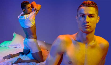 cristiano ronaldo poses in his underwear for steamy new campaign