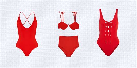 13 Red Bathing Suits Inspired By Baywatch Best Red One Pieces