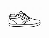Coloring Shoes sketch template