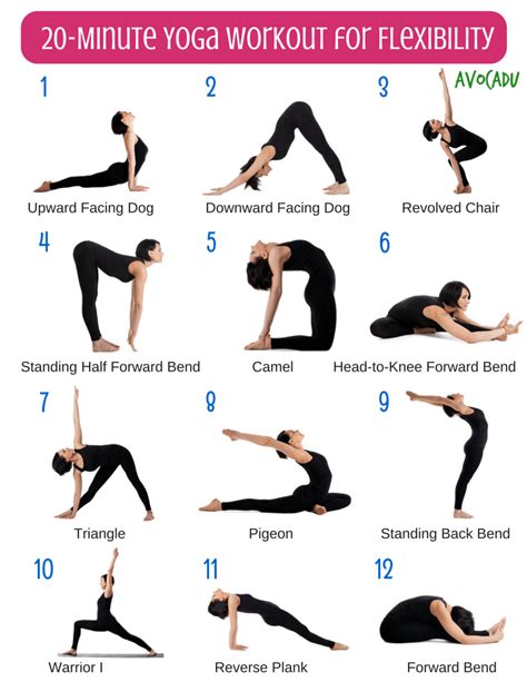 minute beginner yoga workout  flexibility avocadu fitness workouts fitness motivation