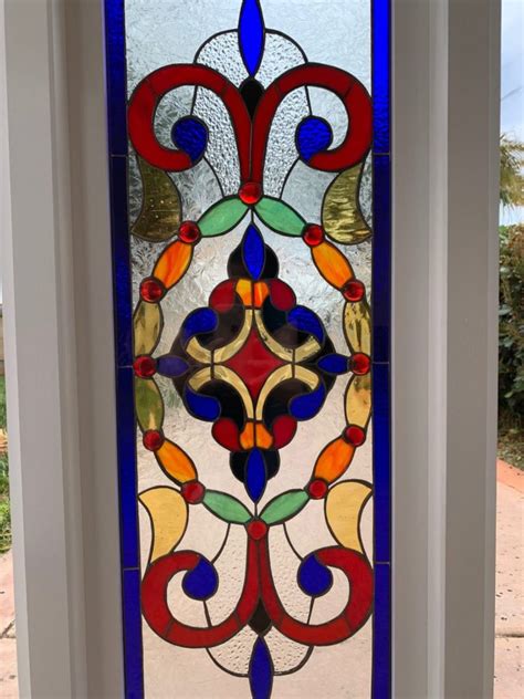 Decorative Victorian Stained Glass Window Insulated In