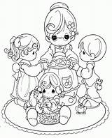 Coloring Pages Precious Moments Printable Christmas Grandma Kids Colouring Colorear Biscuits Para Color Dia Drawings Print Sheets Mom Cooking Adult sketch template