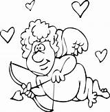 Coloring Cupid Valentine Pages Valentines Cliparts Kids Birthday Sheets Clipart Drawing Crafts Heart Kiboomu Thingkid Party Favorites Add Gif Labels sketch template