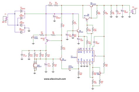 dc power supply schematic diagram