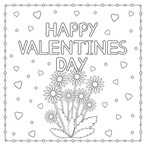 coloring pages valentines day mom coloring page