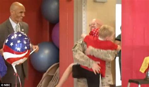 moment military father surprises son turning up at magic show after 13 month deployment daily