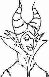 Coloring Maleficent Voltes sketch template