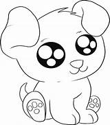 Puppy Coloring Pages Big Eyed Kids sketch template