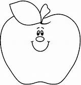 Coloring Pages Fruit Apple Preschool Part Kindergarten sketch template