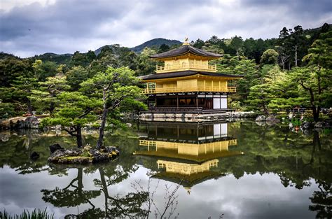 images landscape tree house lake building reflection garden japan temple estate