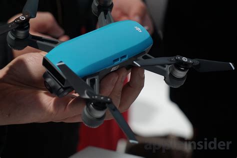 djis  spark drone   portable affordable iphone connected flying camera