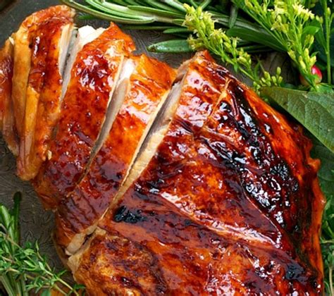 easy maple glazed roasted turkey breast food and everything else too