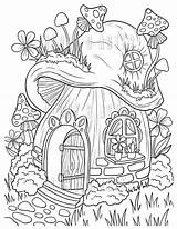 Fairy Garden sketch template