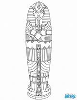 Sarcophagus Mummy sketch template