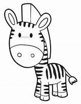 Zebra Coloring Pages Baby Cute Face Colouring Stripes Drawing Color Getcolorings Getdrawings Animal Clipartmag sketch template