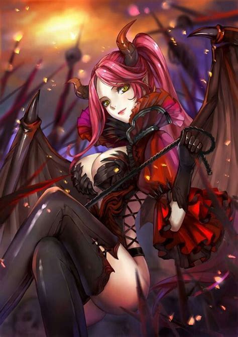 demon girl anime and ecchi3 pinterest elves fantasy and monster girl