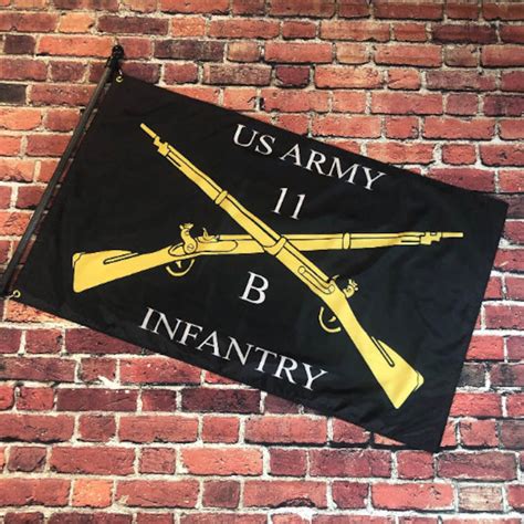 cross rifle infantry  flag    double sided etsy