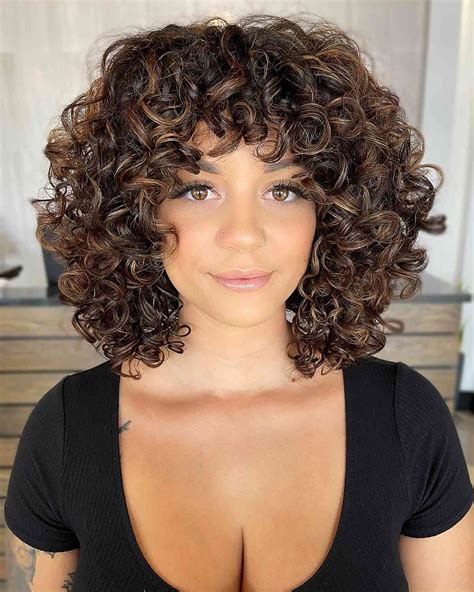 get bold and beautiful with curly short hair highlights see the