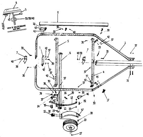 sears boat trailer parts model  sears partsdirect