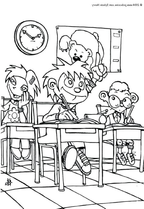 school classroom drawing  getdrawings