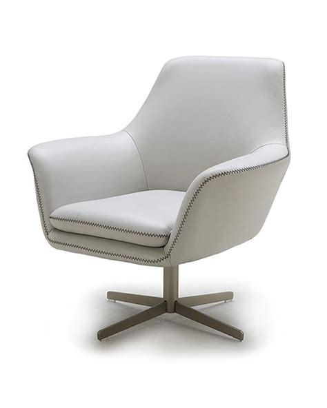contemporary leather swivel lounge chair