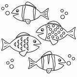 Peixinhos Peixes Peixe Fishes Vissen Kleuren Kidspressmagazine Fundo Comofazeremcasa Ocean Prace sketch template