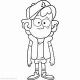 Dipper Sadly Xcolorings sketch template
