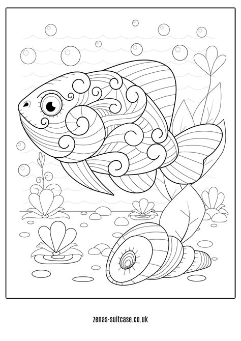 ocean   sea colouring pages fish coloring page whale