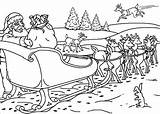 Noel Craciun Reindeer Pere Colorat Natale Traineau Colorare Magique Planse Desene Babbo Renii Kids Desenat Colouring Ritagliare Desen Fise Sleigh sketch template