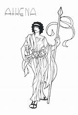Coloring Flag Greek Pages Goddess Athena Hades Getcolorings God Printable sketch template