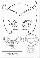 Pj Masks Pages Gufetta Coloring Owlette Coloringpagesonly Mask Masken Kids Online Visit Dots Connect Mascaras sketch template