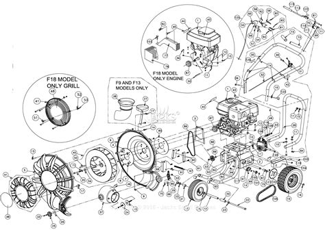billy goat fsph parts diagram  full assembly