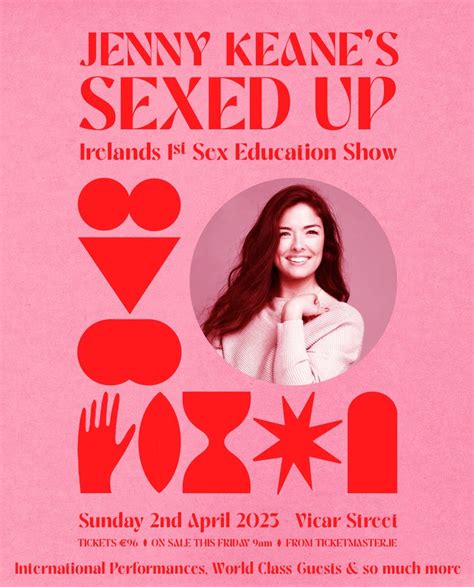 Jenny Keane Announces In Person Sex Education Show In April 2023 Hotpress