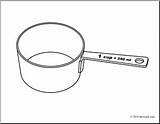 Cup Measuring Clip Cups Coloring Clipart Abcteach Clipartlook Clipground sketch template