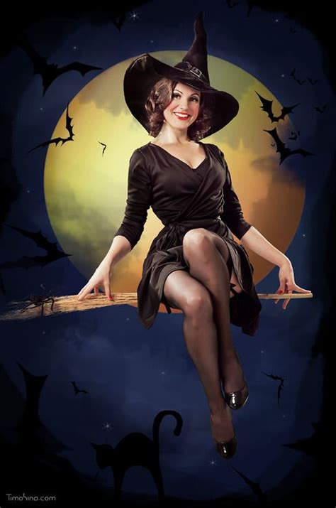 Pin Up Witch Halloween Culture Every Day Is Halloween Halloween