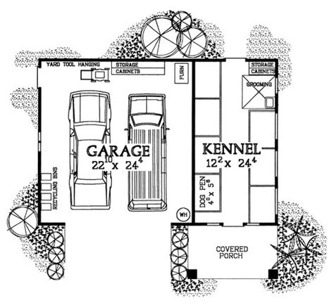 dog kennel blueprints google search replace garage  trainingplay area dog kennels