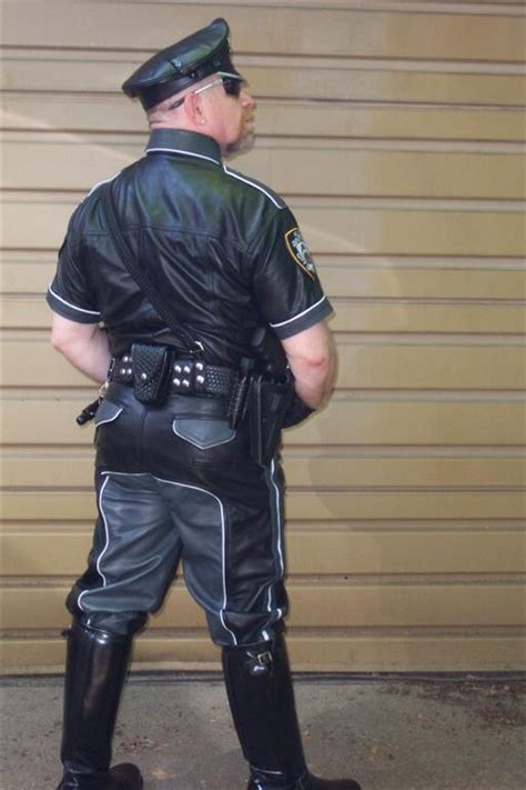 Leather Uniform Pant Police Breeches All Size Leder Ebay