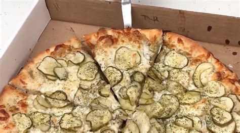 this pizza covered in pickles is every pregnant woman s dream