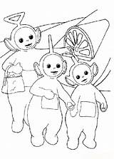 Teletubbies Coloring Pages Kids sketch template