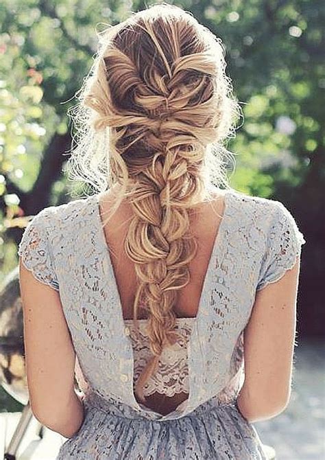 15 inspirations of messy french braid with middle part